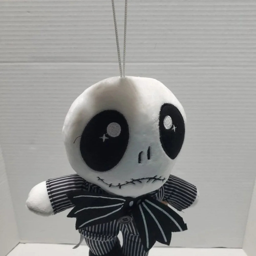 Disney Nightmare Before Christmas Jack Skellington Plush Ornament Hanging Toy 8